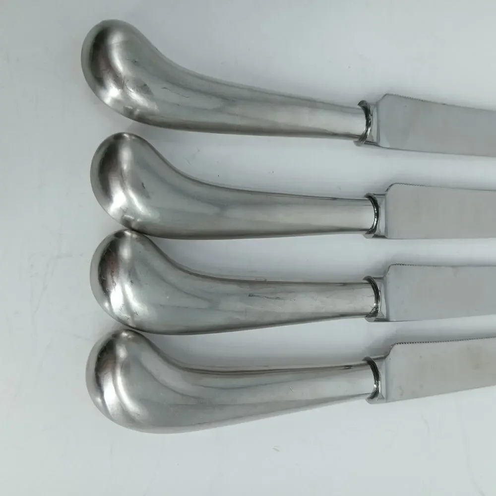 4X SK Cooper Bros QUEEN ANNE Stainless Steak Knives Sheffield England